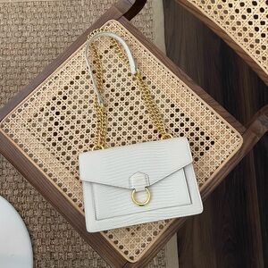 JW Pei White Bag
